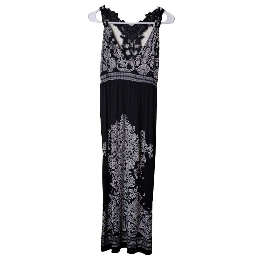 Second Skin NYC Dress 3x Sleeveless Black Lace Back Detail